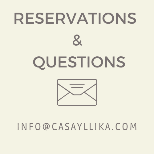 This is the email address of Casa Yllika, students can contact us in this address.